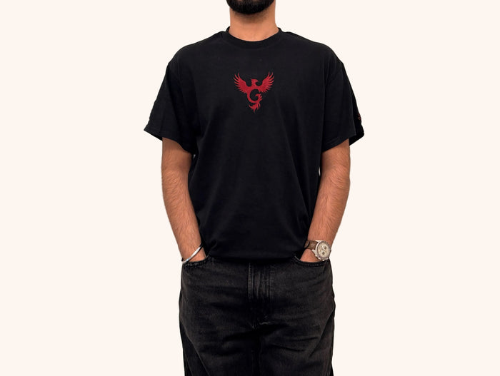 Phoenix Crest Embroidered Tee